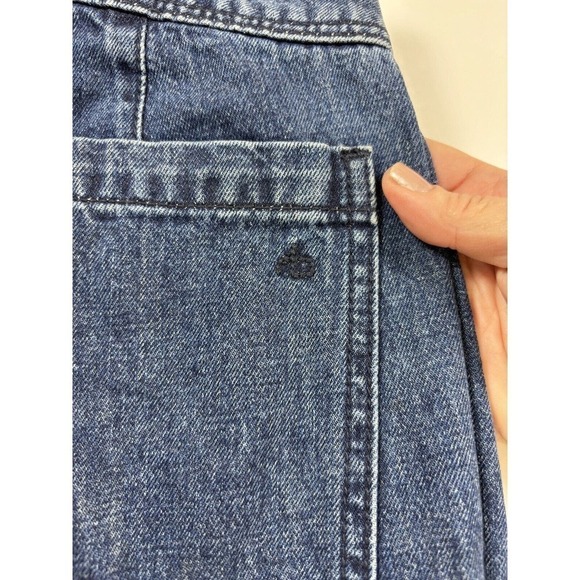 Rag & Bone Pearson Wide Leg Jeans Blue 26 Front Patch Pockets High Rise Trouser - Picture 12 of 13